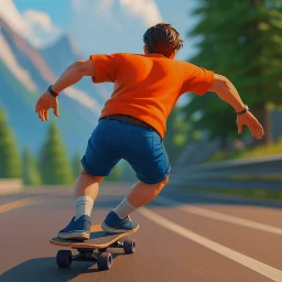 Ícone de Downhill Racing: Skate Race 3D